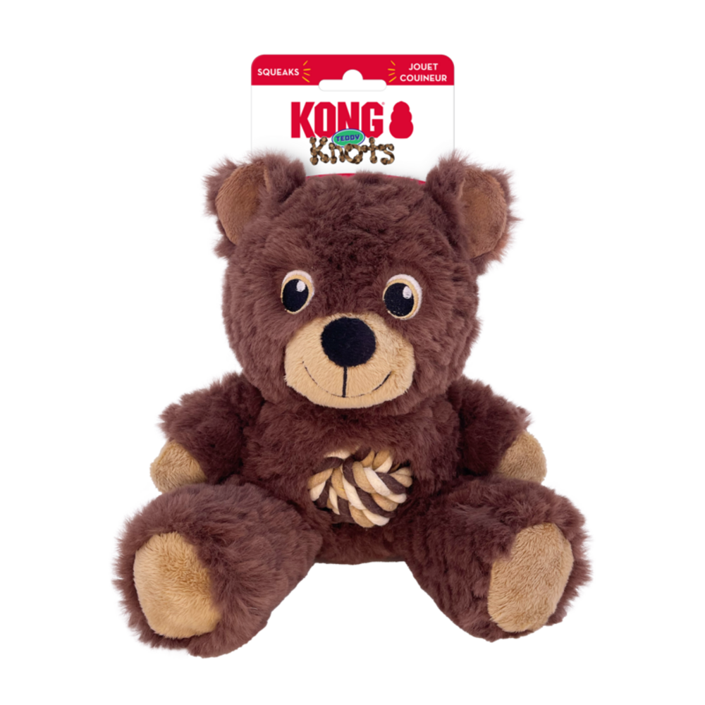 Kong Knots Teddy Assorted Dog Toy