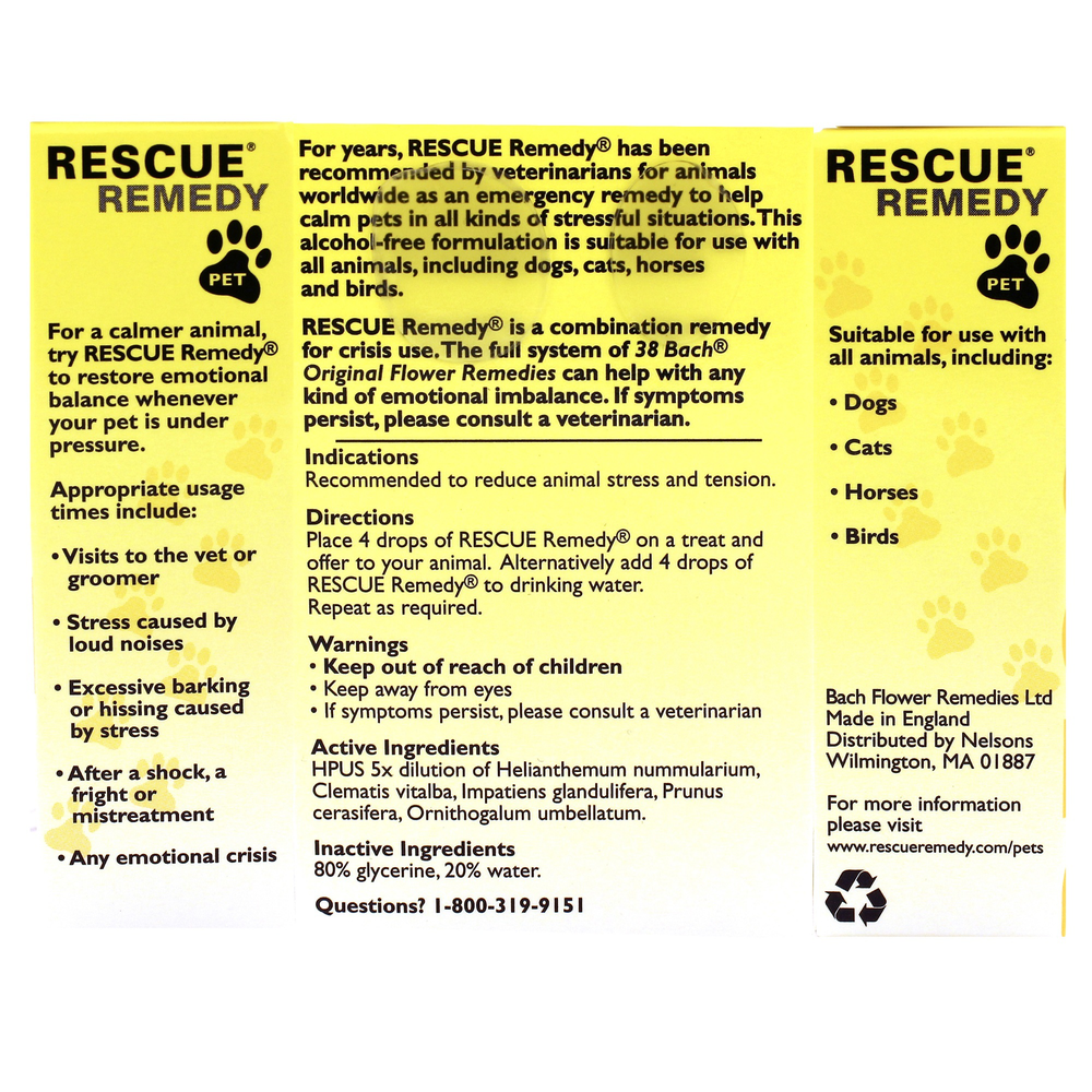 Rescue Remedy Pet  Curated Wellness
