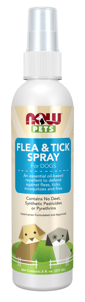  NOW Pet Health Flea and Tick Spray For D Curated Wellness