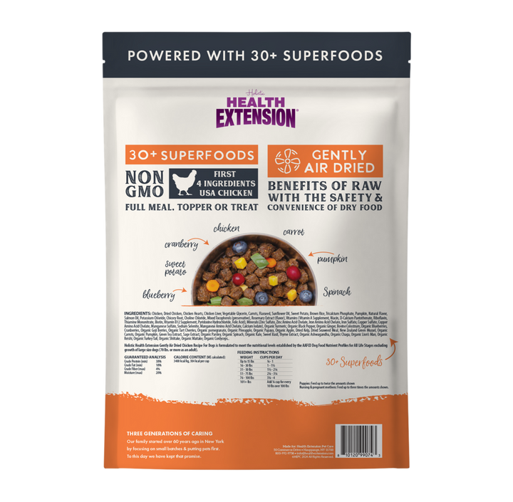 Health Extension Air Dried Super Food Chicken Dog Food