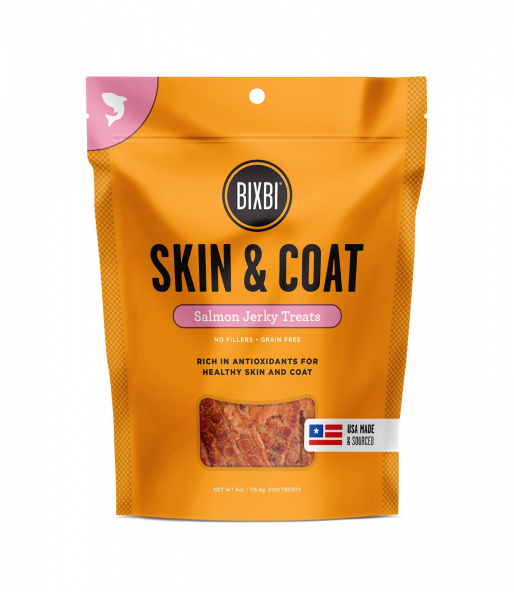 Bixbi Skin & Coat Salmon Jerky Dog Treats