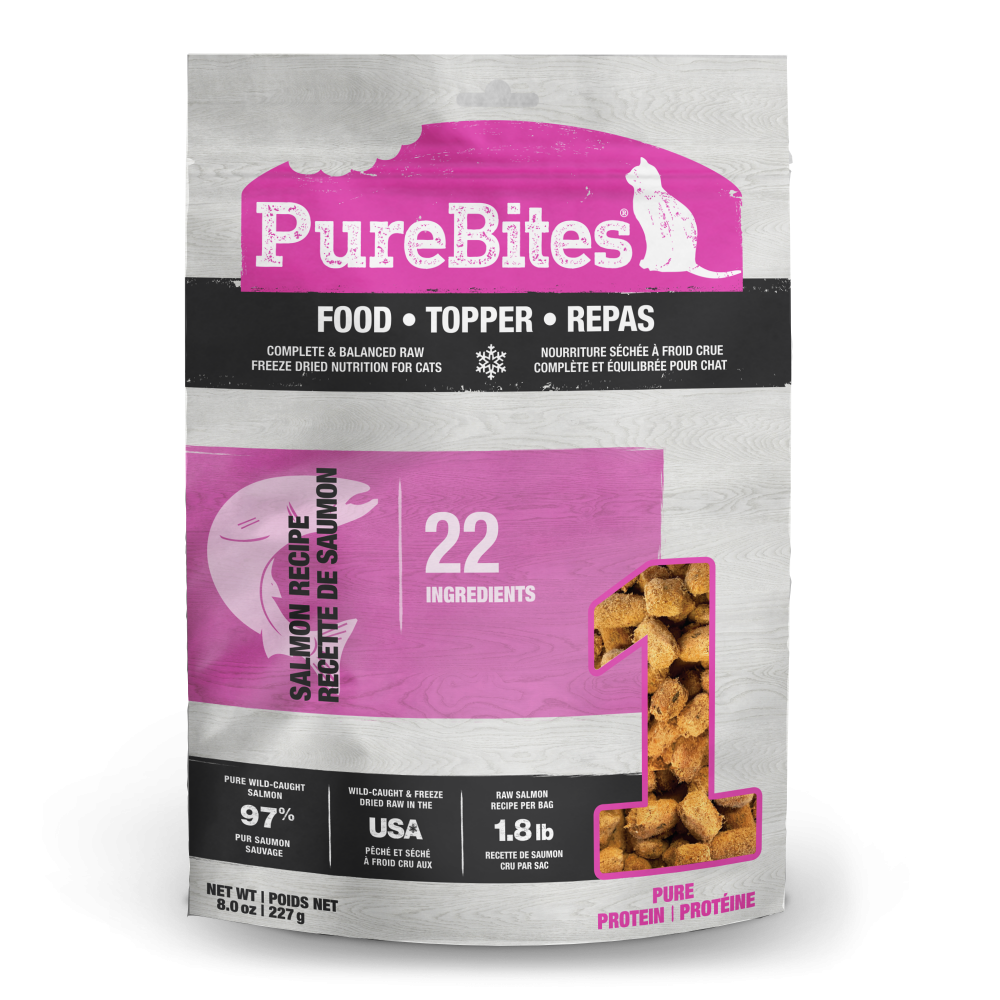 PureBites Salmon Recipe Cat Food/Topper