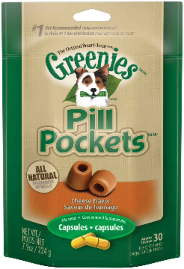 Greenies Pill Pockets Canine Cheese Flavor Dog Treats