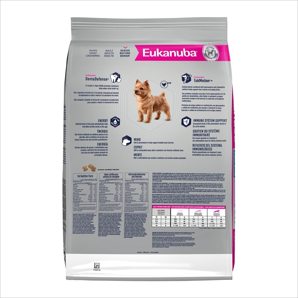 Eukanuba Small Breed Senior Chicken Formula Dry Dog Food