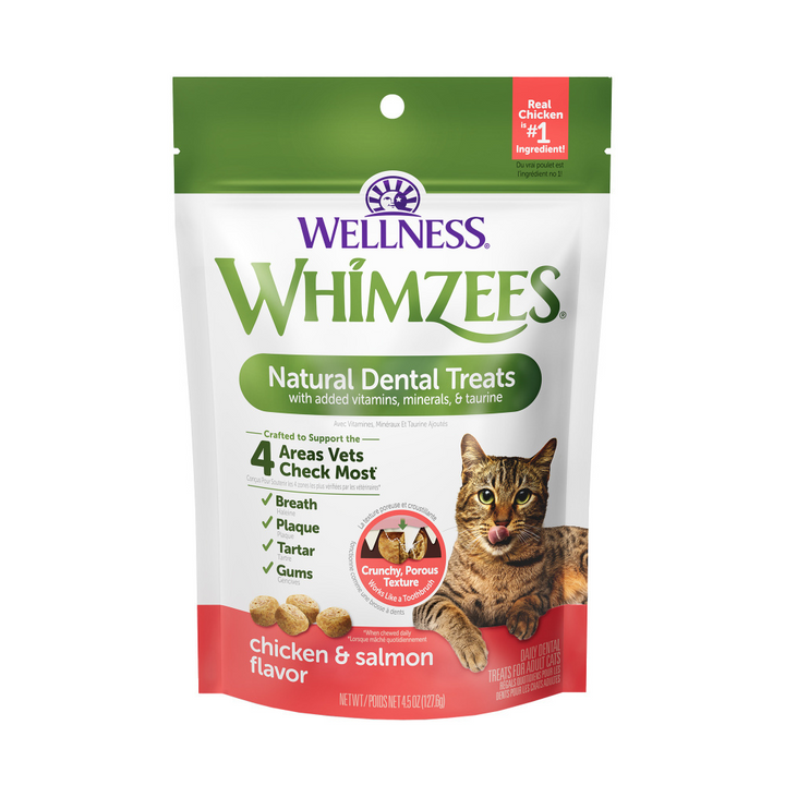 Whimzees Cat Dental Chicken & Salmon Flavor