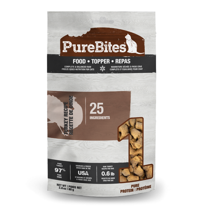 PureBites Turkey Recipe Cat Food/Topper