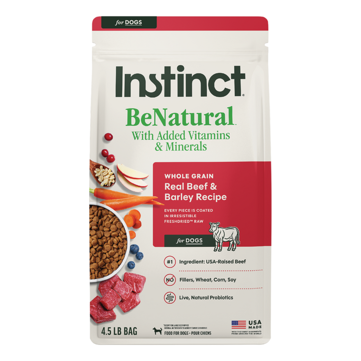 Instinct Be Natural Real Beef & Barley Dry Dog Food