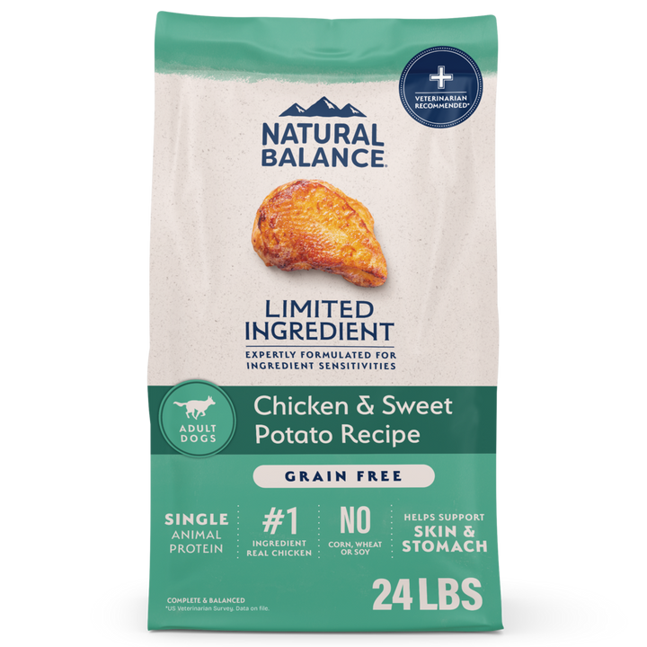 Natural Balance Limited Ingredient Grain Free Dry Dog Food, Chicken & Sweet Potato Recipe