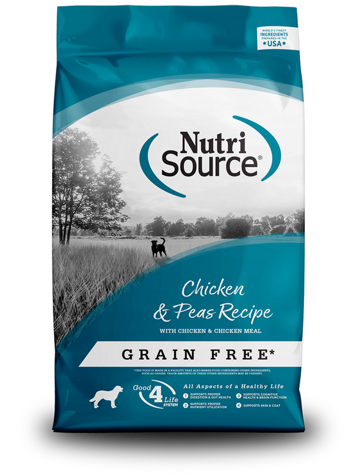 NutriSource Grain Free Chicken & Pea Dry Dog Food