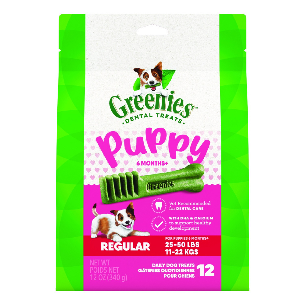 Greenies Natural Dental Puppy Treats Regular Size