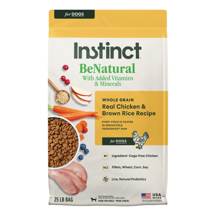 Instinct Be Natural Real Chicken & Brown Rice Dry Dog Food