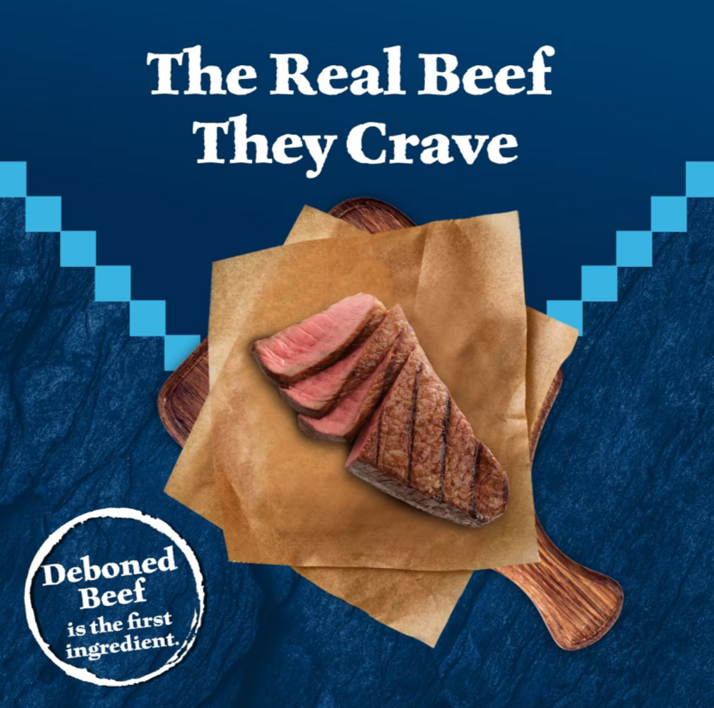 Blue Buffalo Wilderness Rocky Mountain Recipe Red Meat with Grain High Protein Natural Large Breed Adult Dry Dog Food