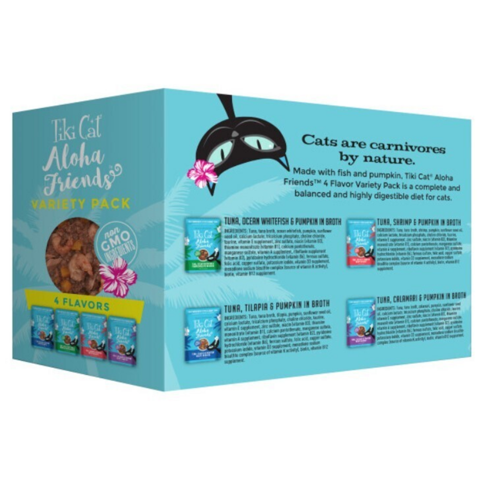 Tiki Cat Friends Variety Pack Cat Food Pouches