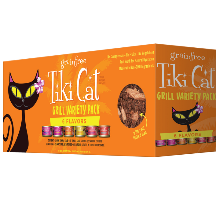 Tiki Cat Grill Variety Pack Canned Wet Cat Food