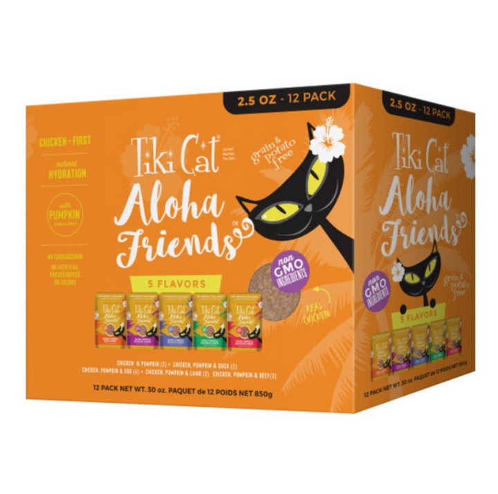 Tiki Cat Friends Variety Pack Wet Cat Food Pouches