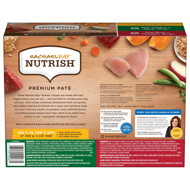 Rachael Ray Nutrish Premium Pate Variety Pack