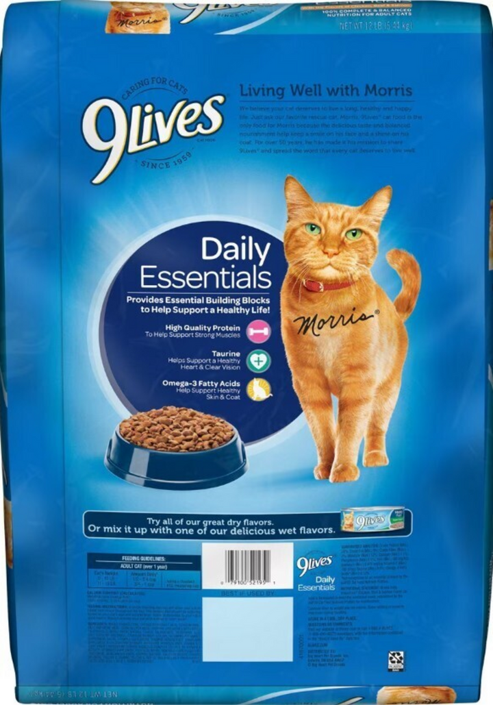 9Lives Daily Essentials Formula Dry Cat Food