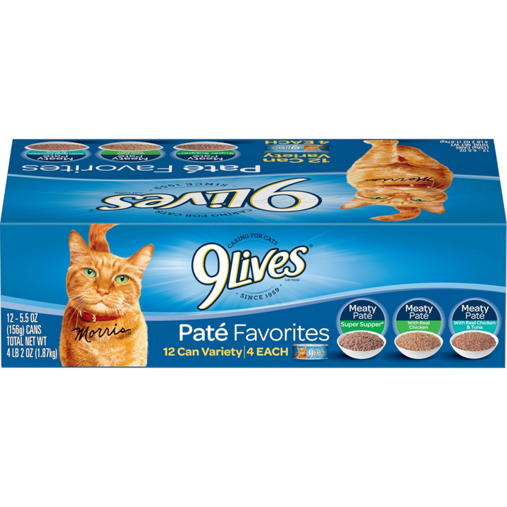 9Lives Pate Favorites Variety Pack