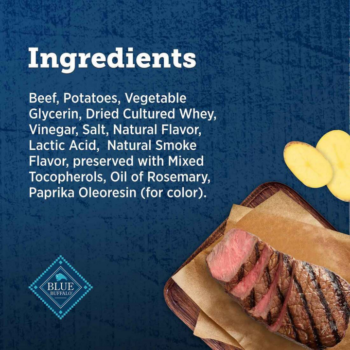 Blue Buffalo True Chews Steak Grillers Dog Treat