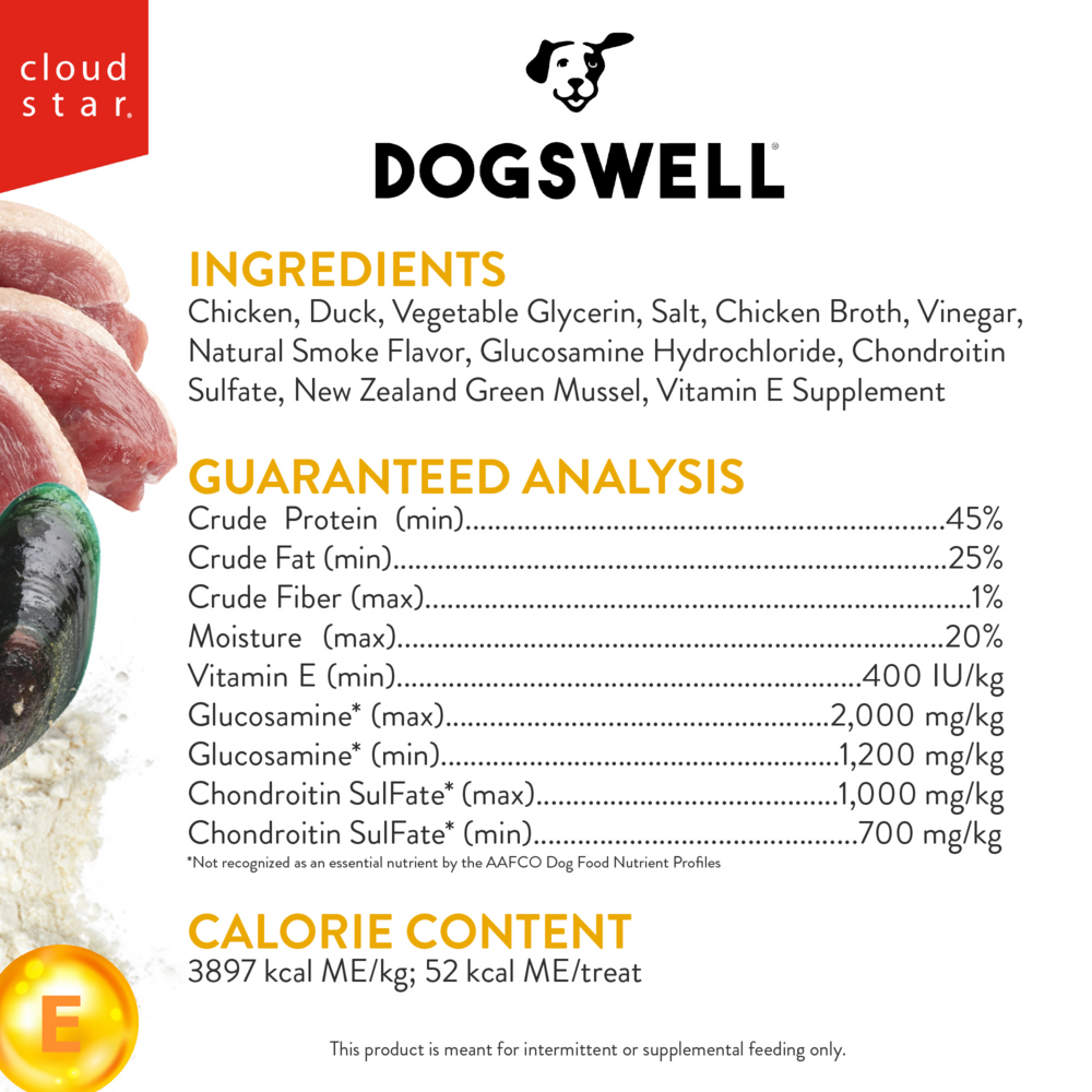 Dogswell Hip & Joint Jerky Duck Dog Treats