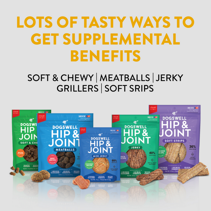 Dogswell Hip & Joint Jerky Duck Dog Treats