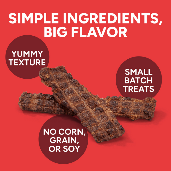 Cloud Star Wag More Bark Less Jerky Grain Free Texas BBQ Beef Dog Treats