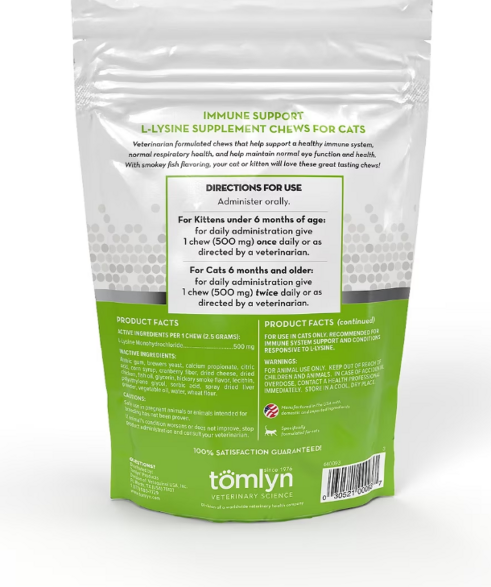 Tomlyn Immune Support L-Lysine Powder For Cats