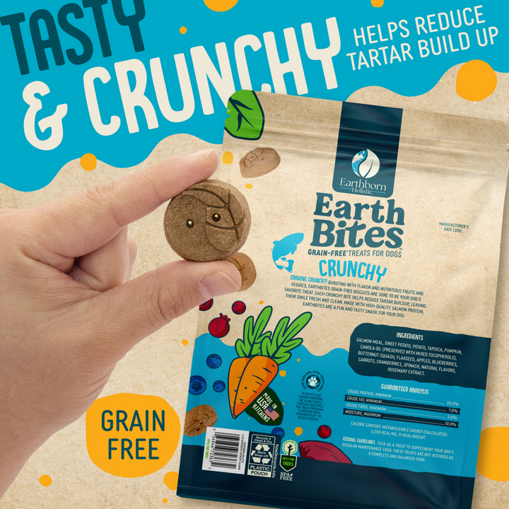 Earthbites Crunchy Grain Free Salmon Treats