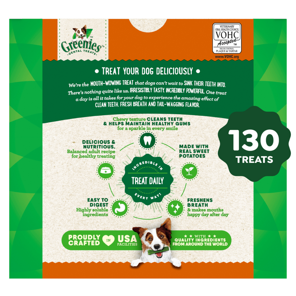 Greenies Dental Bone Sweet Potato Teenie