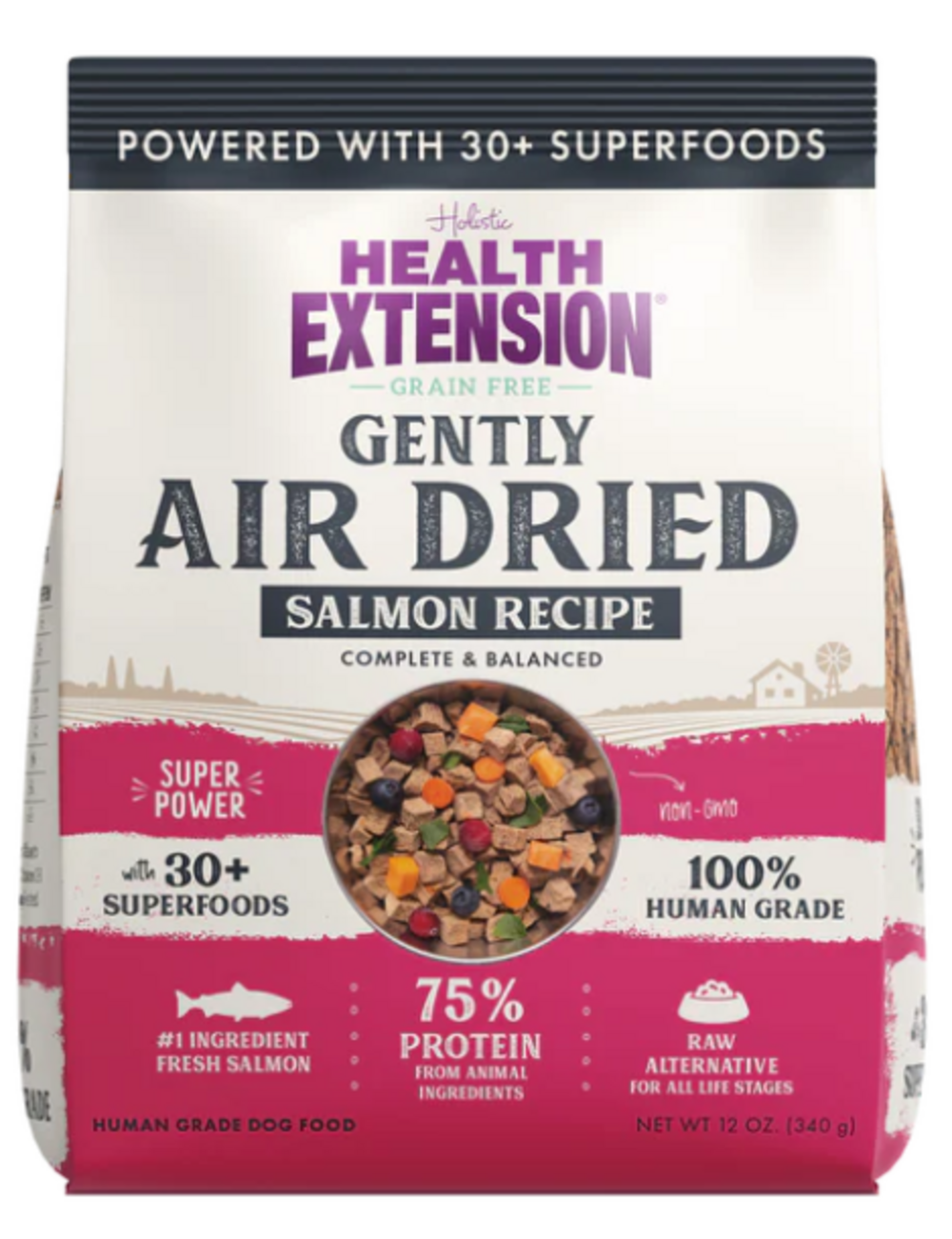 Health Extension Gently Air Dried Salmon Dog Food