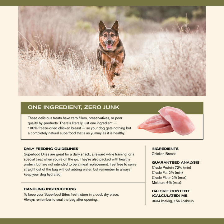 Badlands Ranch Superfood Bites Chicken Breast Treats