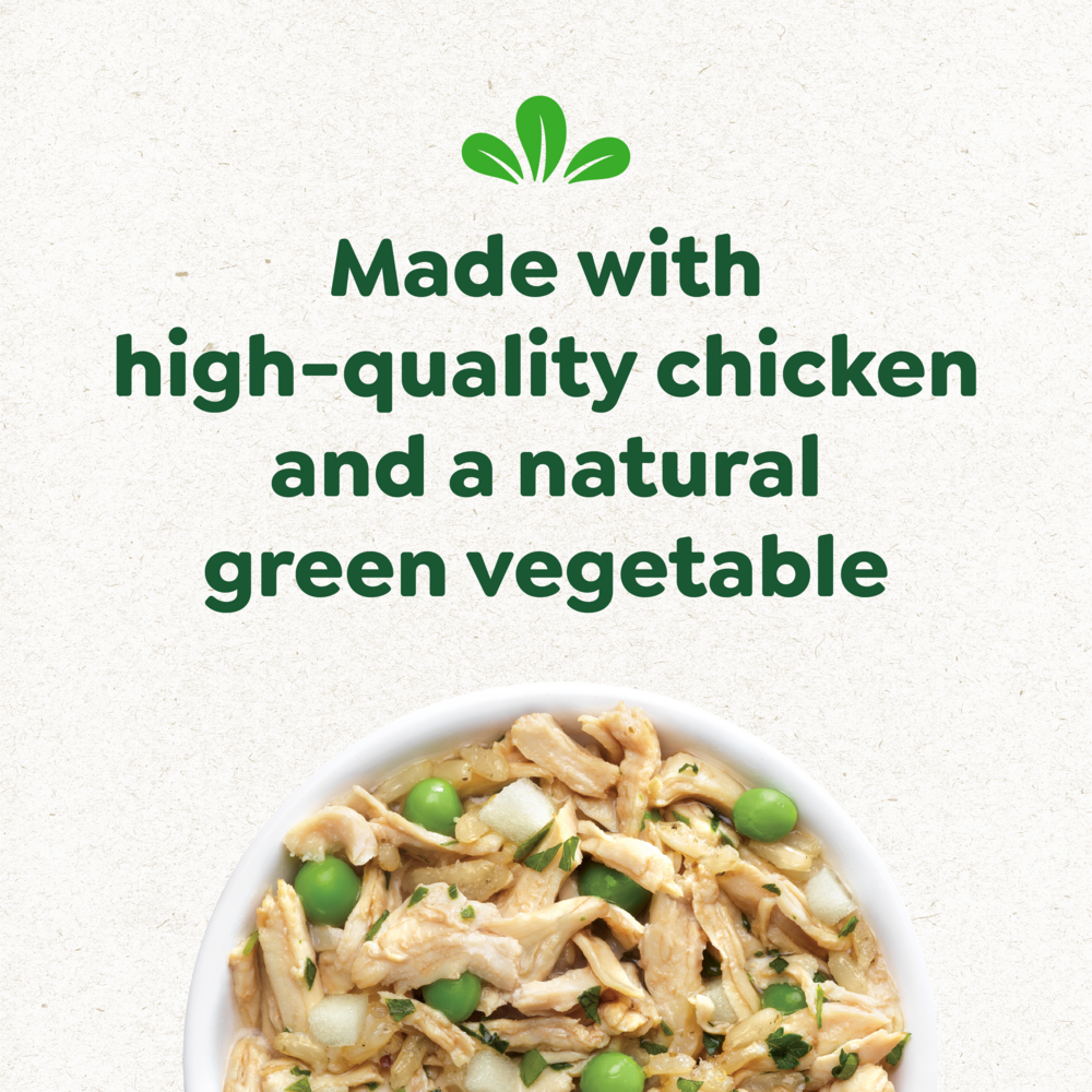 Greenies Chicken Apple Brown Rice and Peas in Bone Broth Wet Dog Food Topper