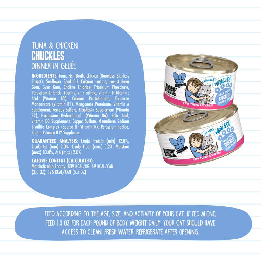 Weruva BFF Tuna & Chicken Chuckles Canned Cat Food