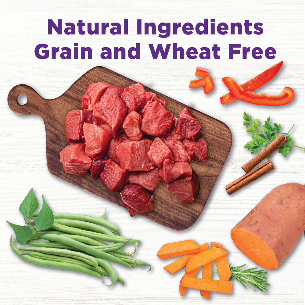 Wellness Bowl Boosters Hearty Toppers Beef & Green Beans Recipe in Savory Bone Broth Dog Food Toppers