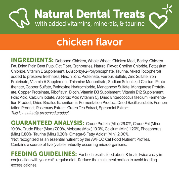 Whimzees Cat Dental Treats Chicken Flavor