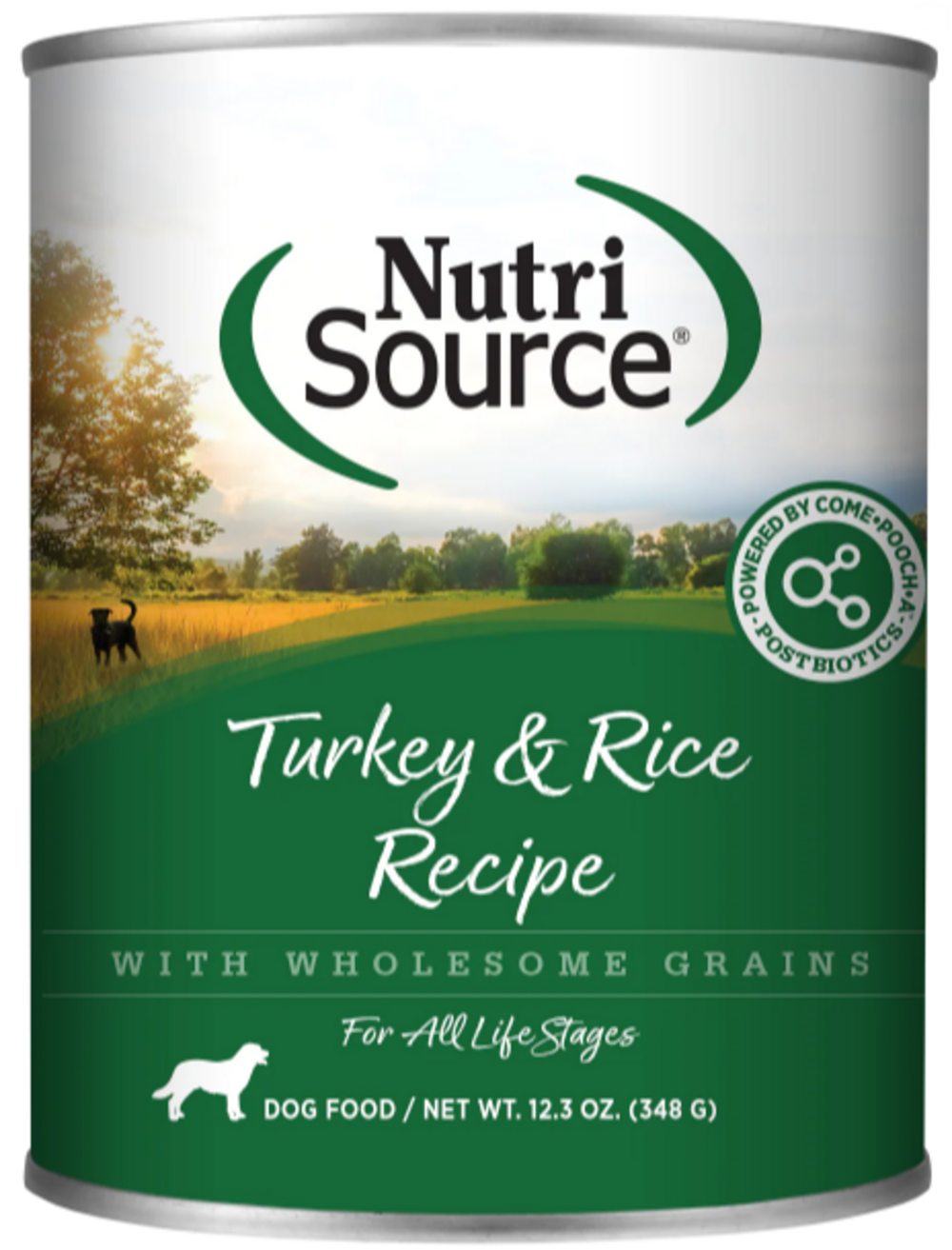 NutriSource Turkey and Rice Canned Dog Food