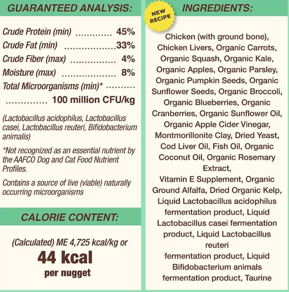 Primal Freeze Dried Nuggets Grain Free Chicken Formula Dog Food
