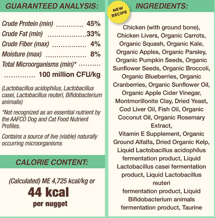 Primal Freeze Dried Nuggets Grain Free Chicken Formula Dog Food
