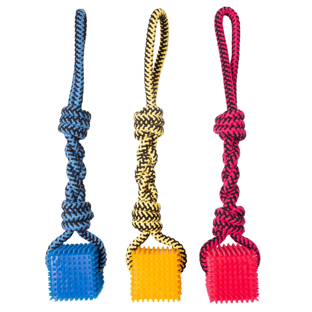 Snugarooz Spike-O-Cube Tug Dog Toy