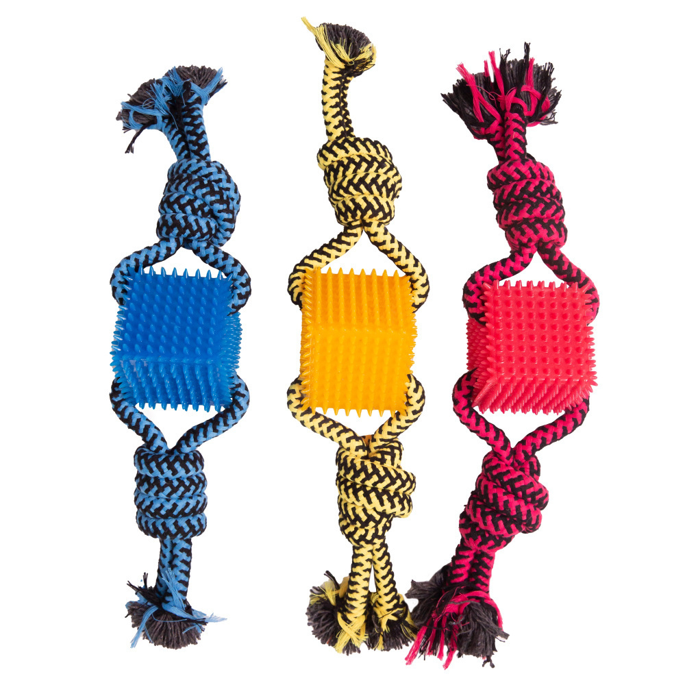 Snugarooz Knot So Cube Tug Dog Toy