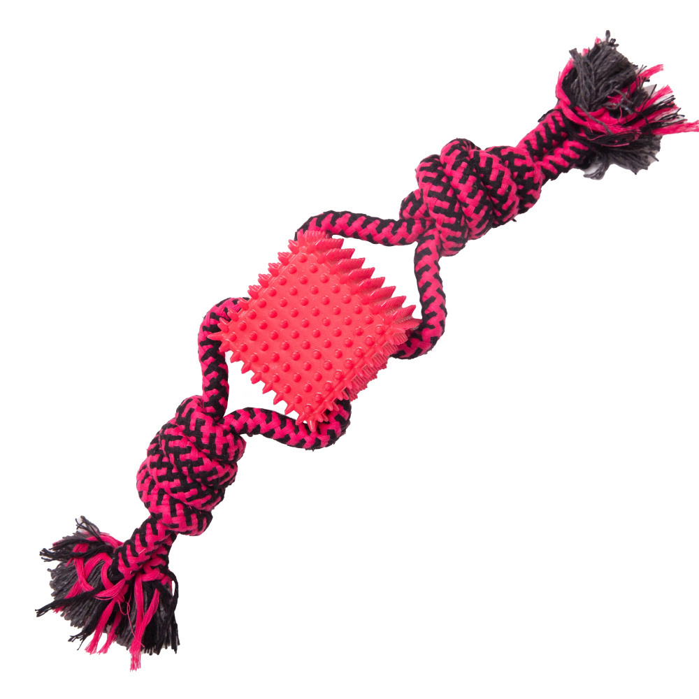 Snugarooz Knot So Cube Tug Dog Toy