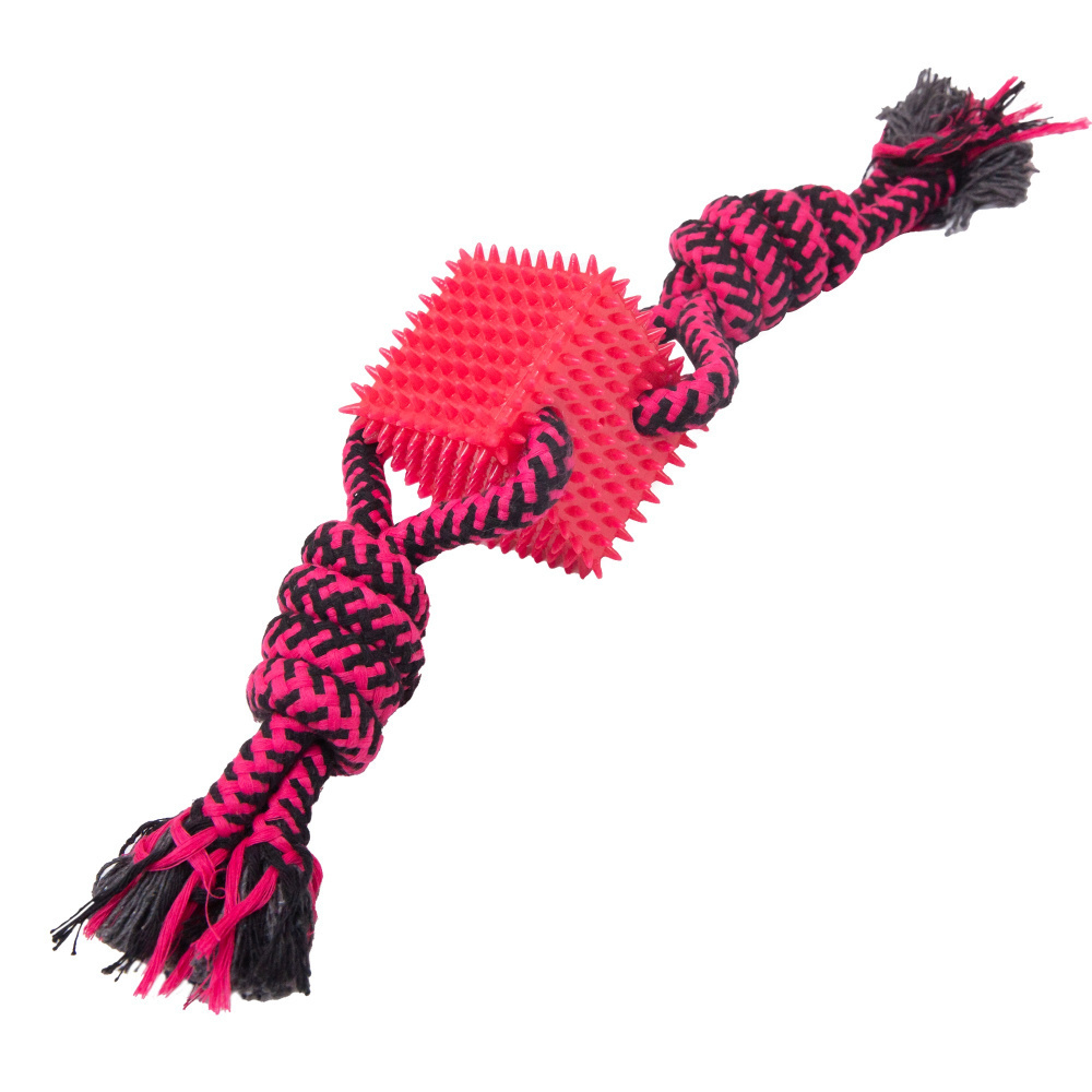Snugarooz Knot So Cube Tug Dog Toy