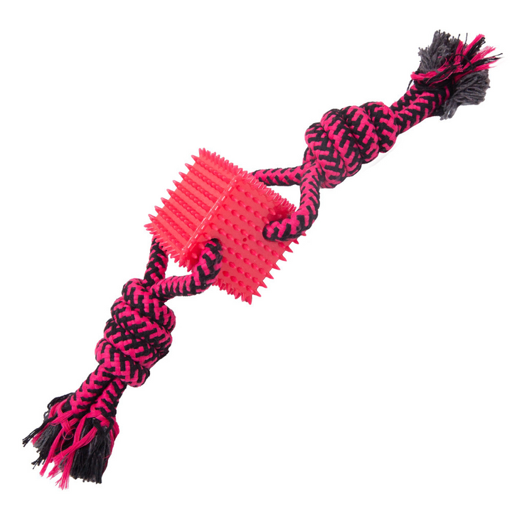 Snugarooz Knot So Cube Tug Dog Toy