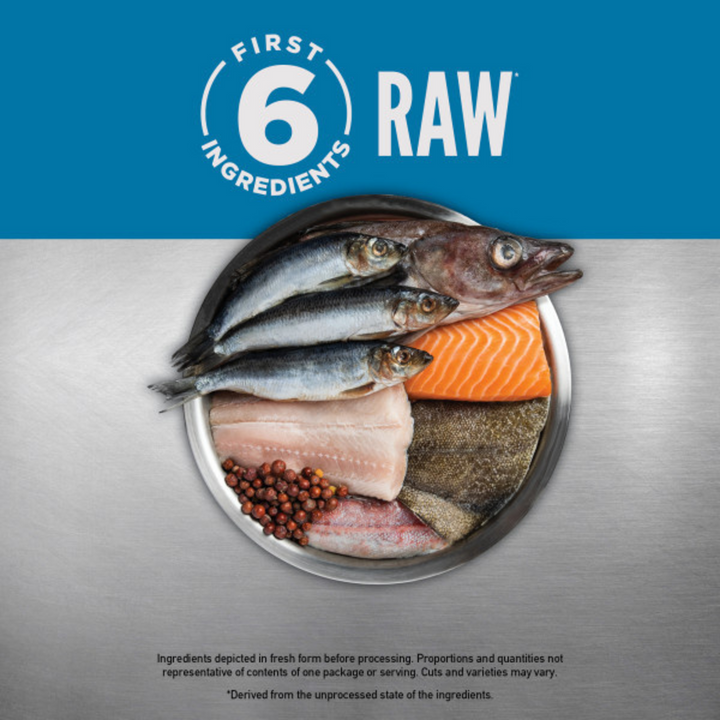 ORIJEN Grain Free, Premium, High Protein, Fresh & Raw Animal Ingredients, Six Fish Dry Cat Food