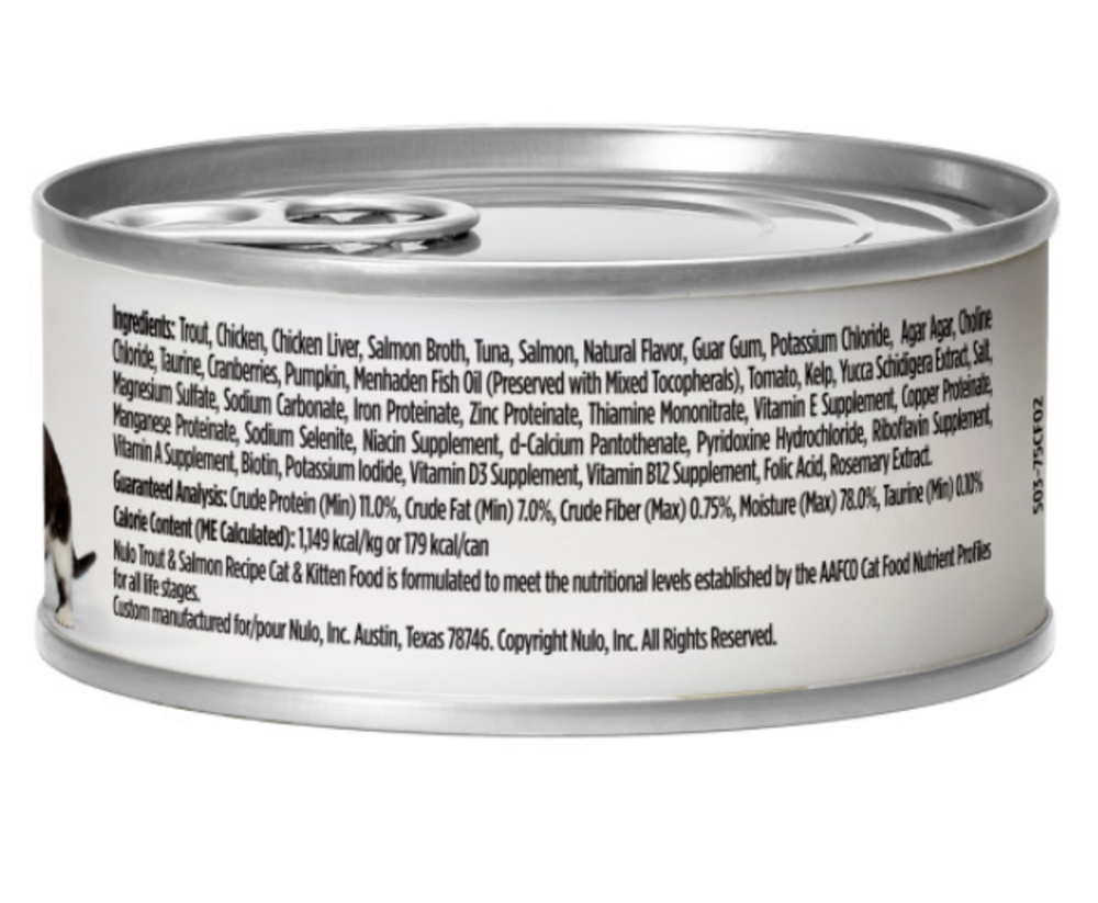 Nulo Freestyle Cat Pate Grain Free Trout & Salmon