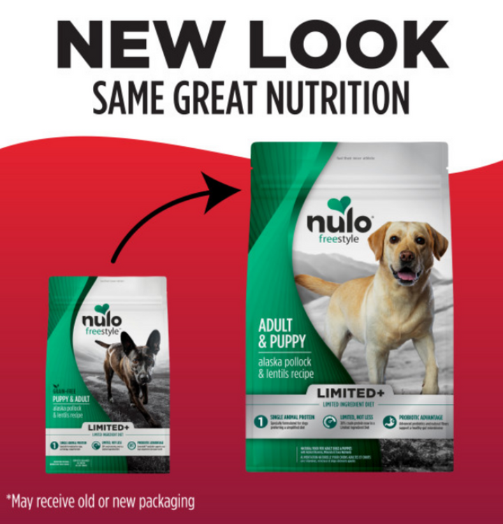 Nulo Freestyle Limited+ Puppy/Adult Grain Free Pollock