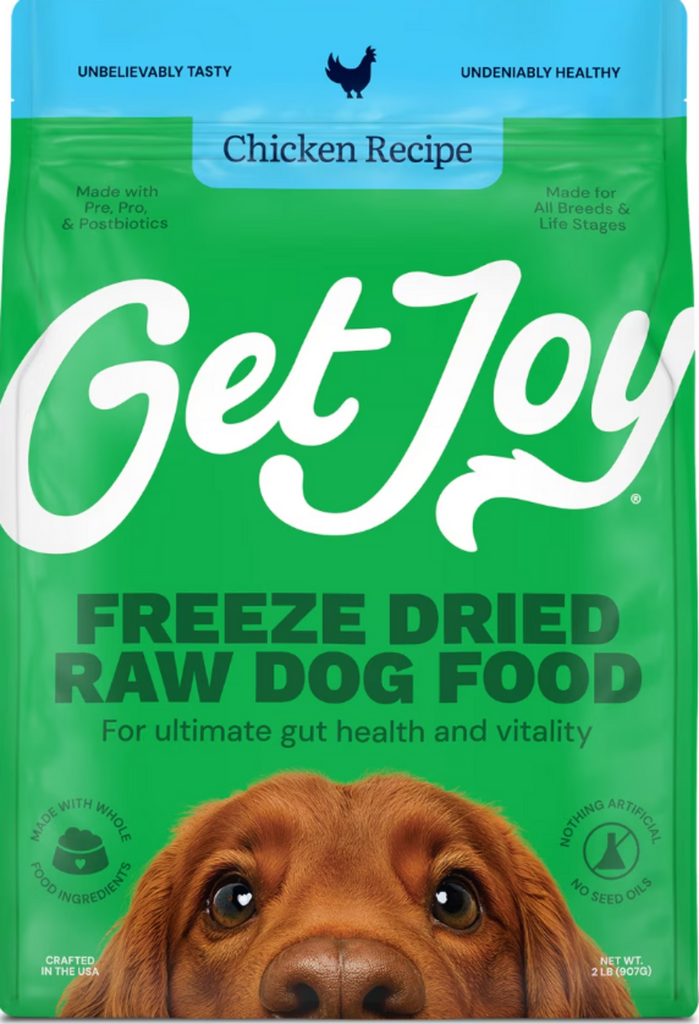 Get Joy Fresh Freeze Dried Raw Chicken Dog Food | 103389 | Get Joy