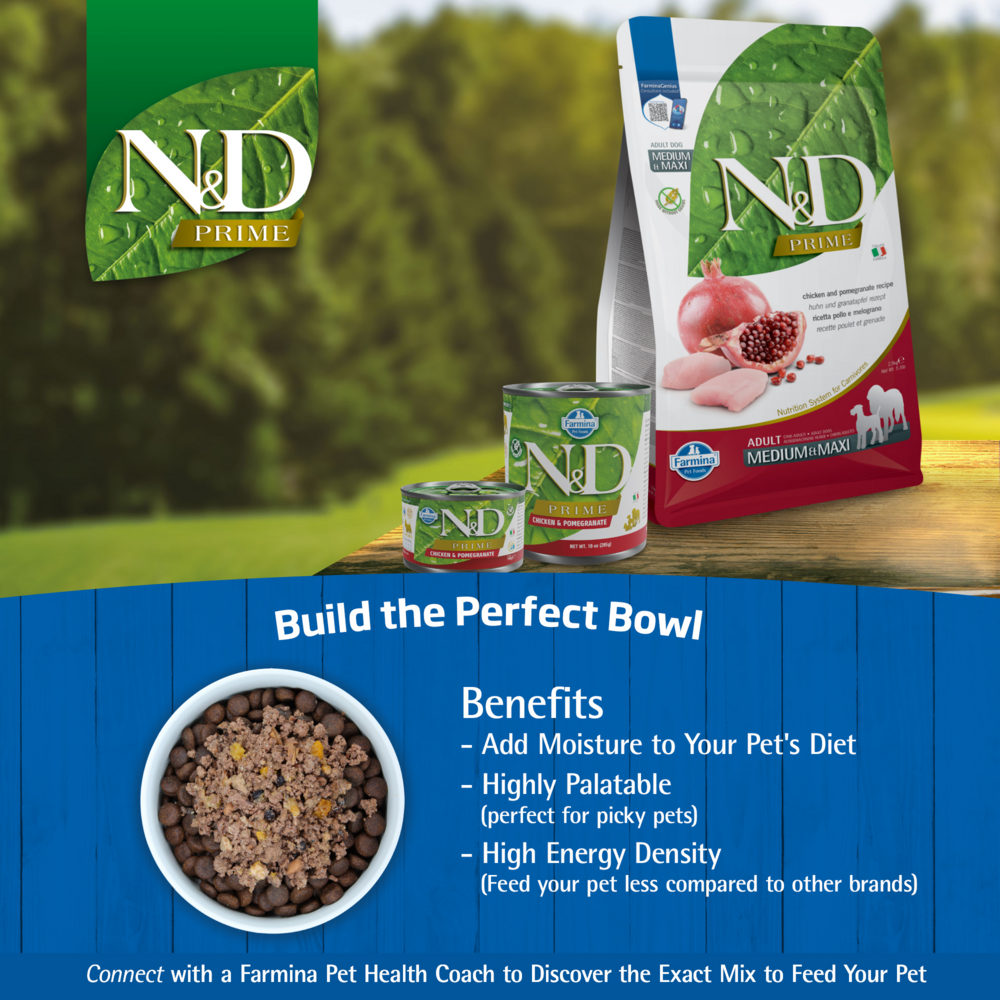 Farmina N&D Prime Canine Chicken & Pomegranate Puppy Wet Dog Food