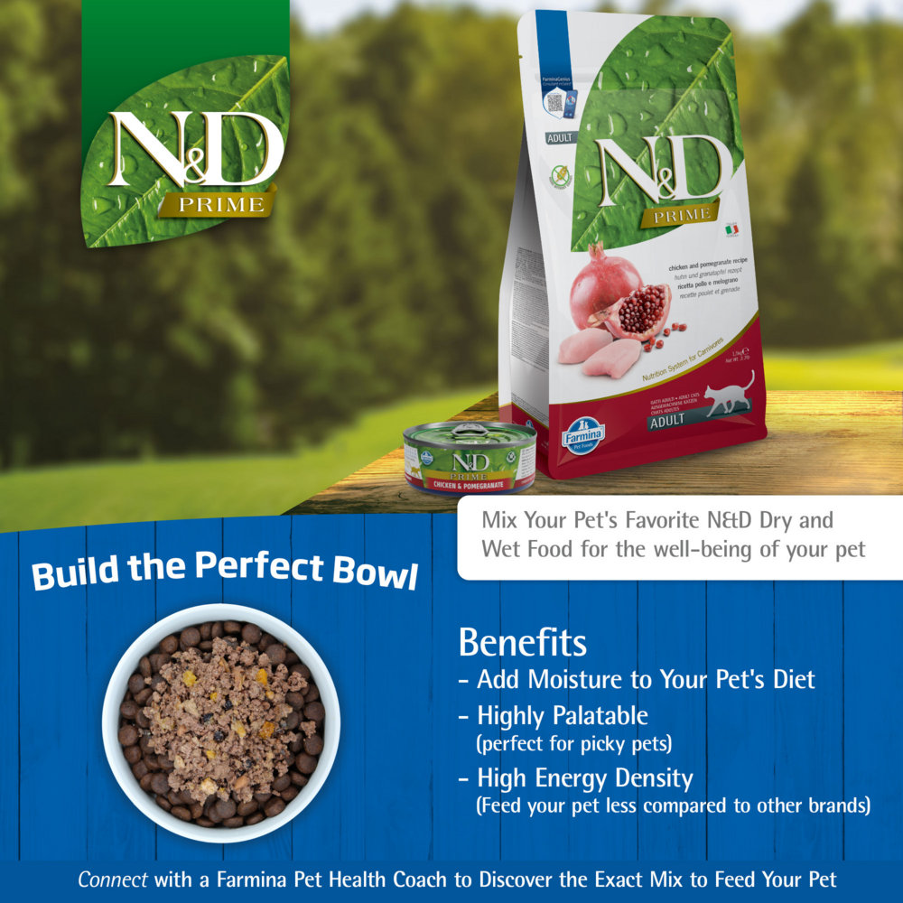 Farmina N&D Prime Feline Chicken and Pomegranate Wet Cat Food