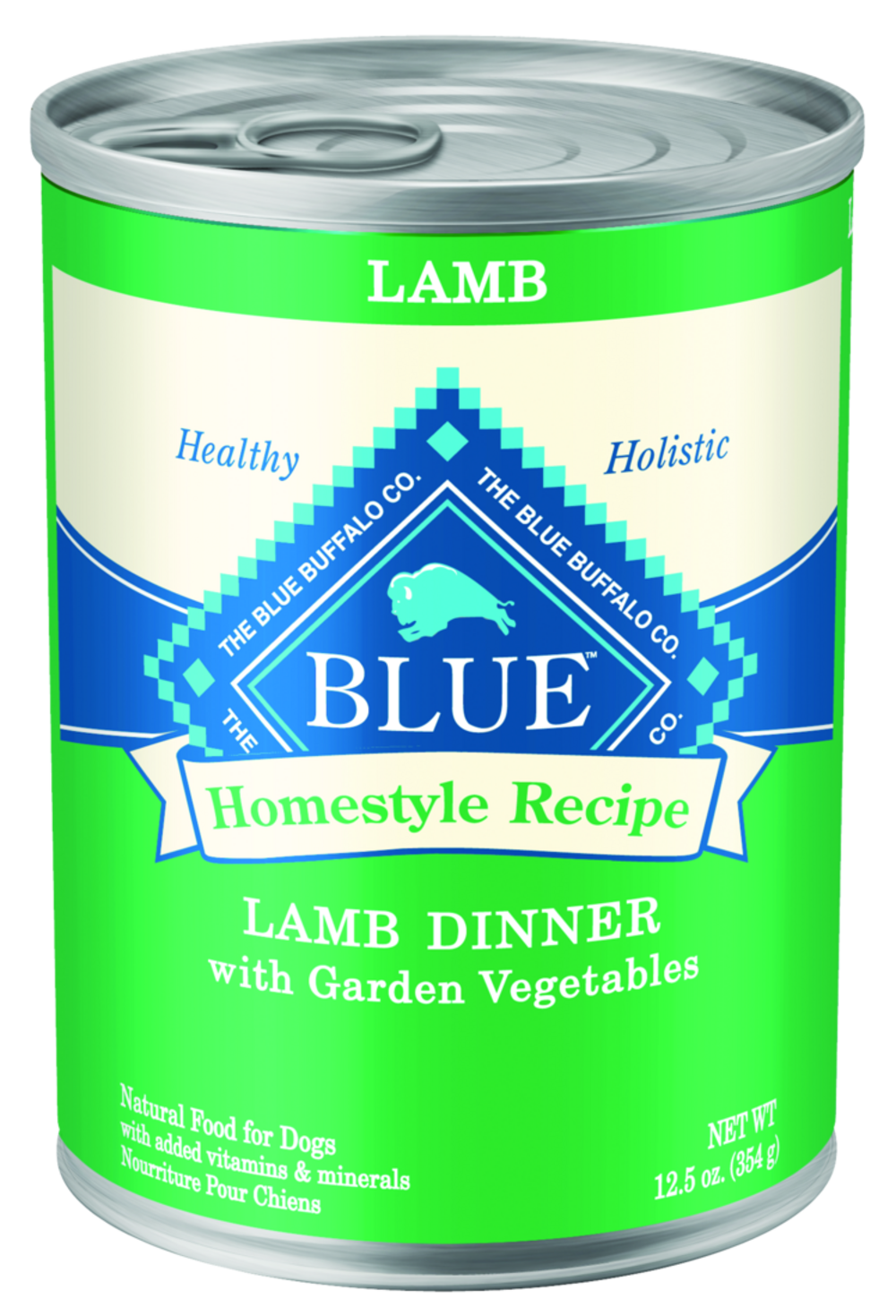 Blue Buffalo Homestyle Recipe Adult Lamb Dinner with Garden Vegetables Canned Dog Food